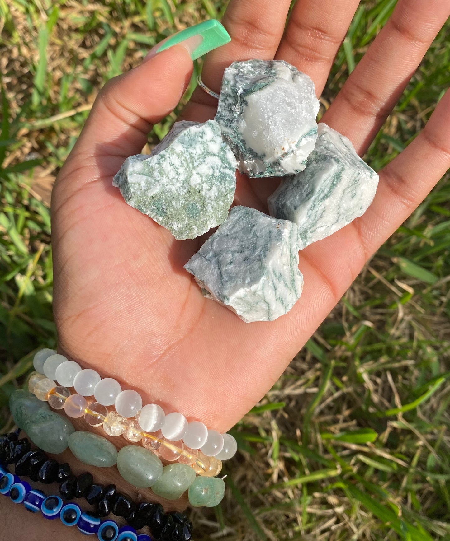 raw indian tree agate